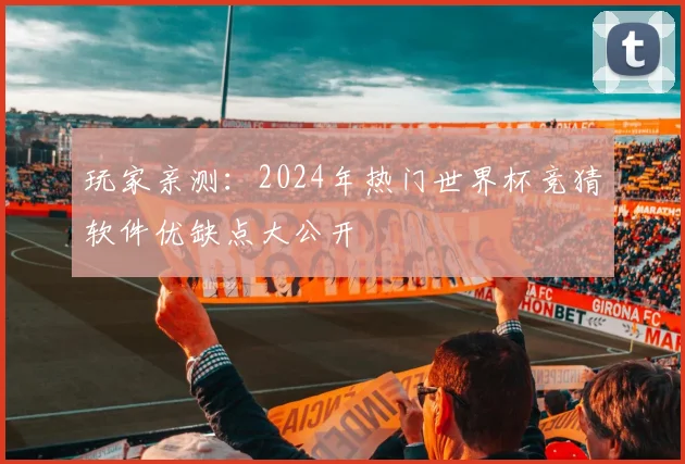 玩家亲测:2024年热门世界杯竞猜软件优缺点大公开